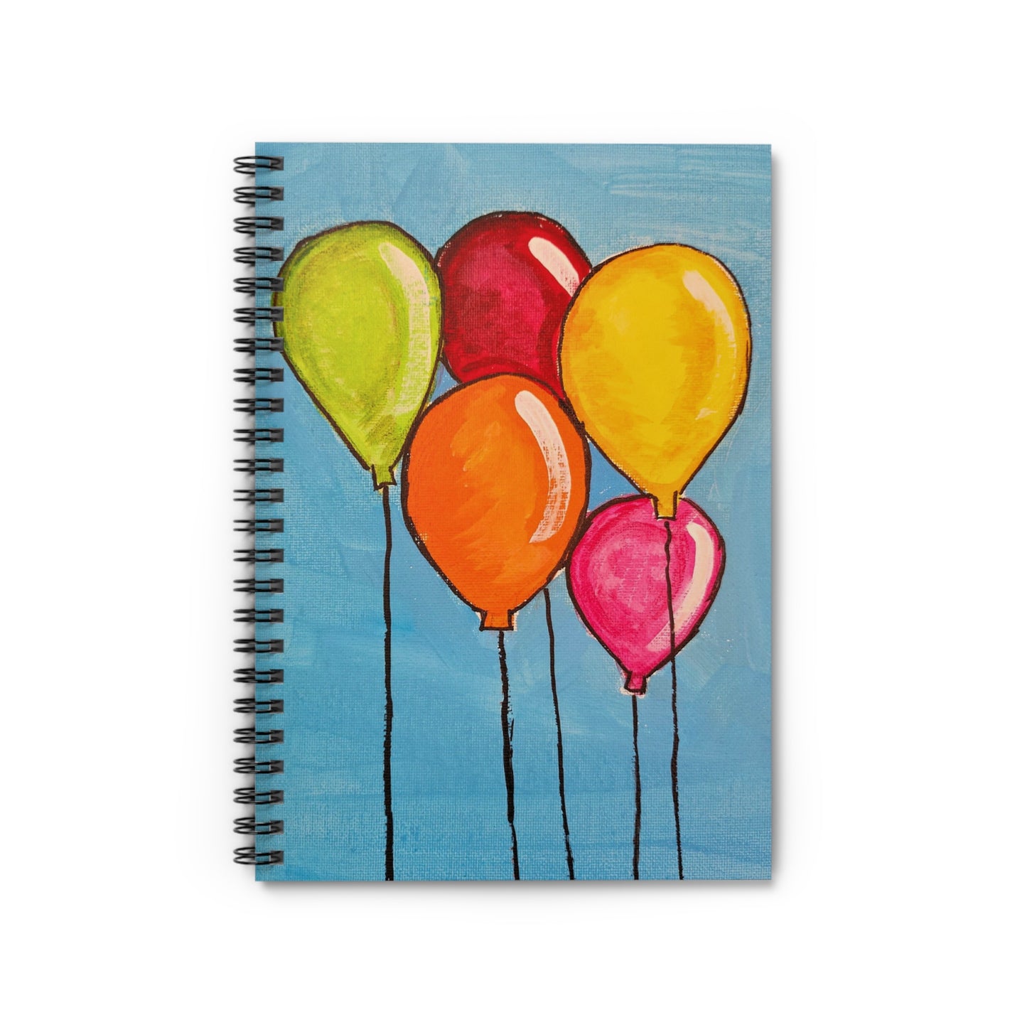 Colorful Balloon Spiral Notebook – Ideal for Celebrations and Notes