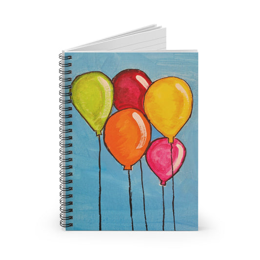 Colorful Balloon Spiral Notebook – Ideal for Celebrations and Notes