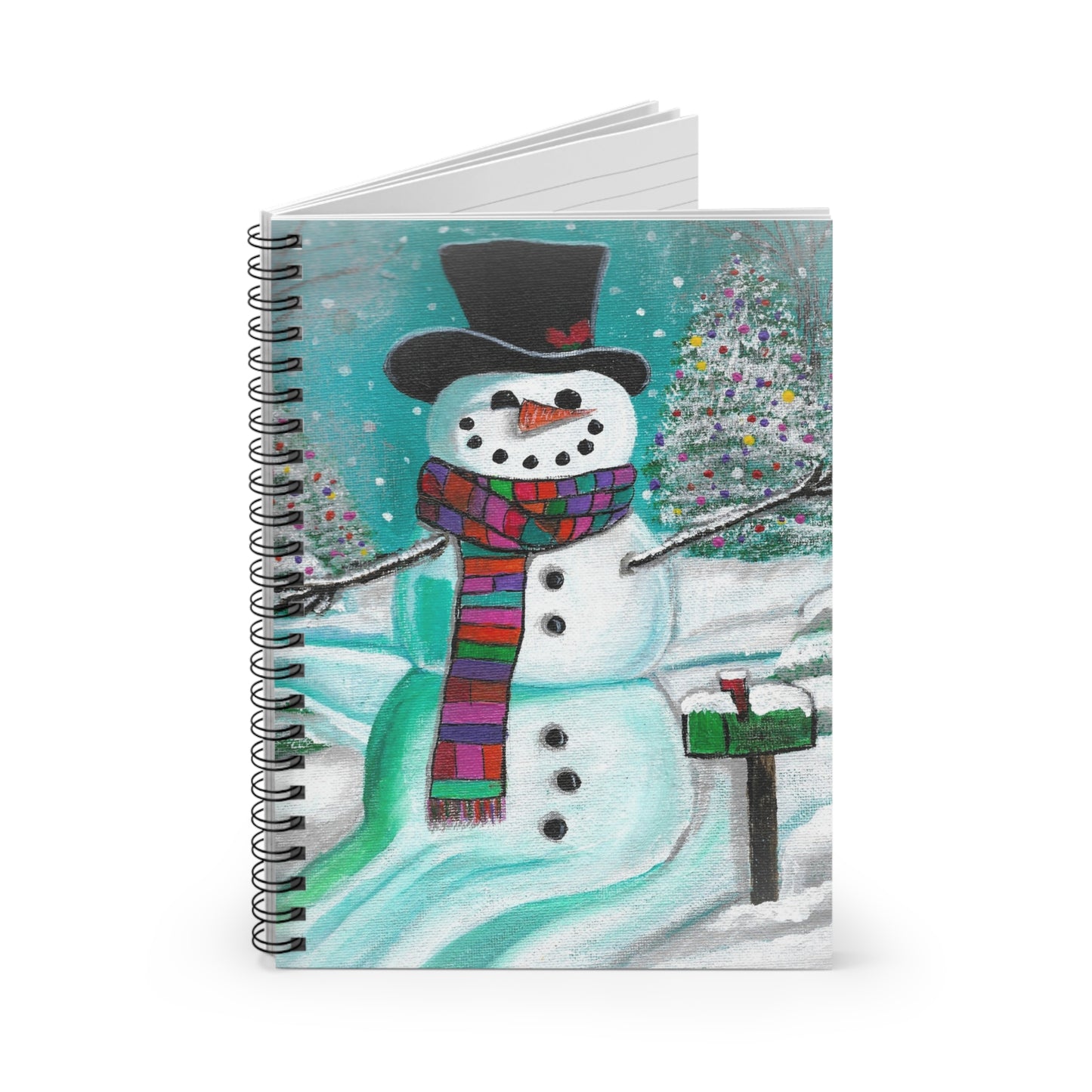 Festive Snowman Spiral Notebook - Perfect for Holiday Notes & Journaling