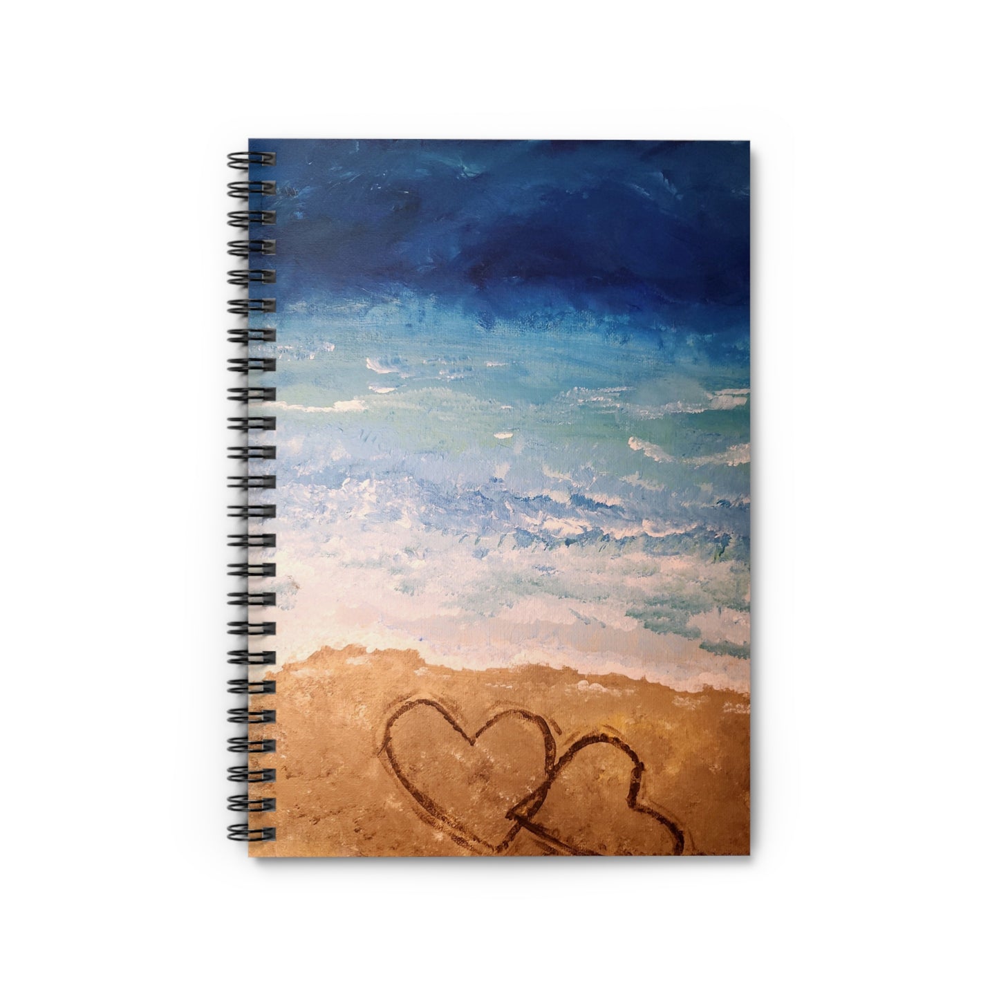 Beach Love Spiral Notebook - Ruled Lines for Dreamers