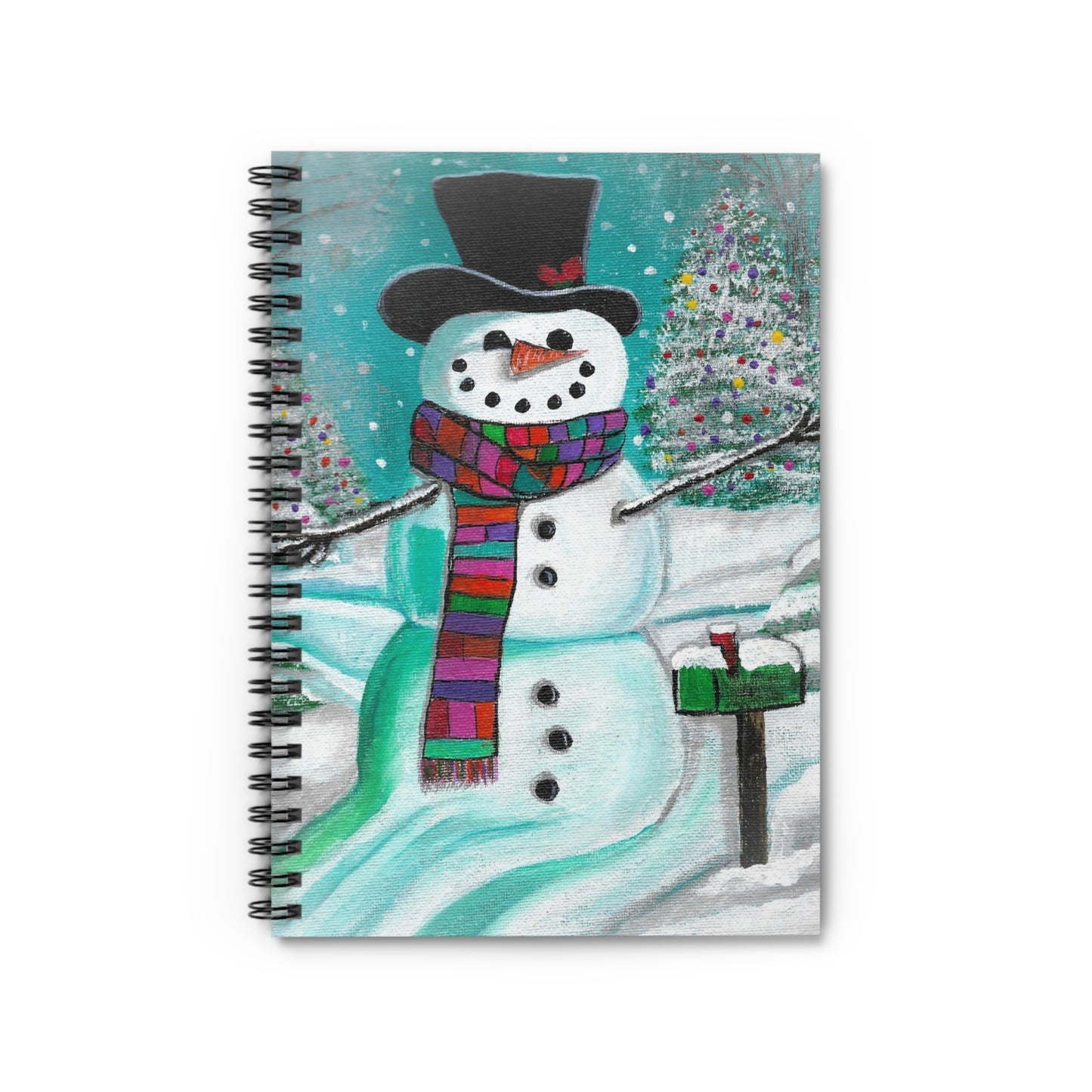 Festive Snowman Spiral Notebook - Perfect for Holiday Notes & Journaling