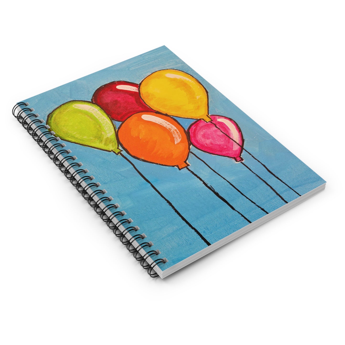 Colorful Balloon Spiral Notebook – Ideal for Celebrations and Notes