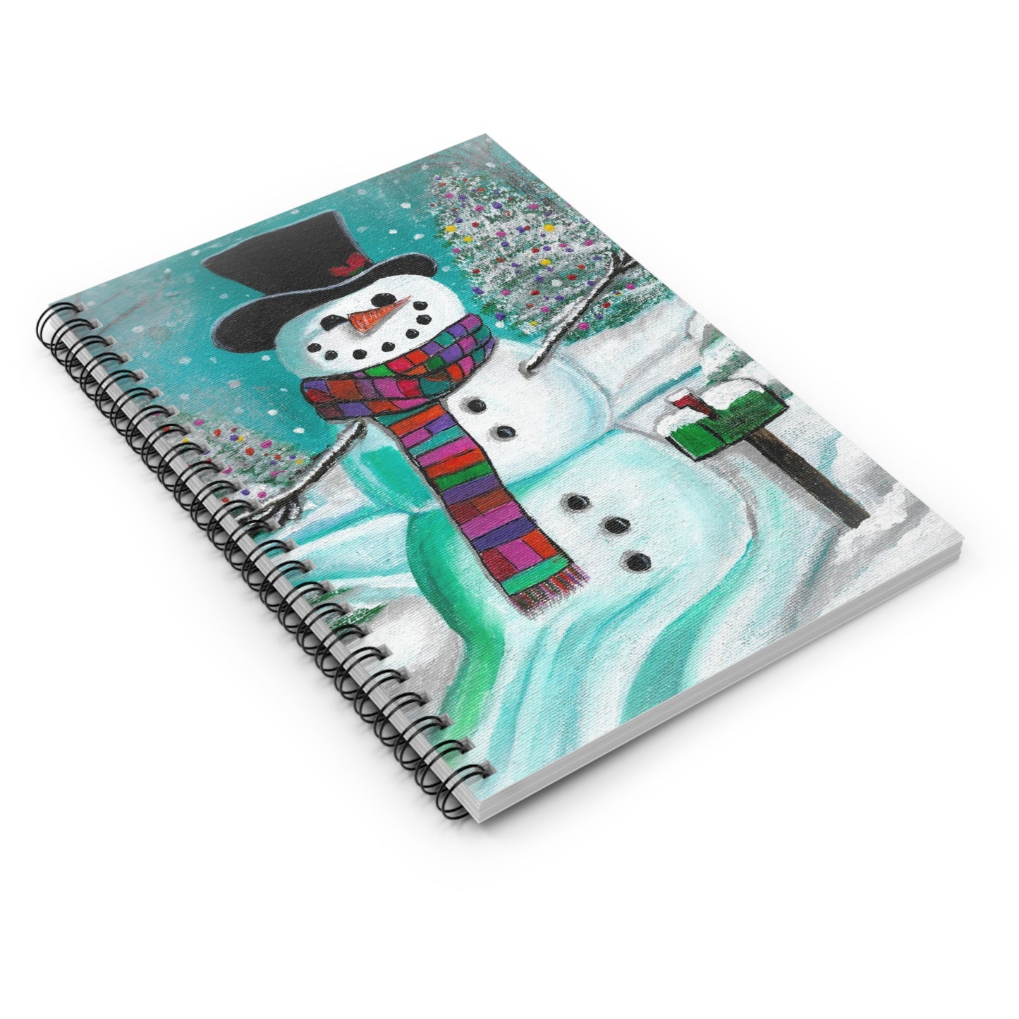 Festive Snowman Spiral Notebook - Perfect for Holiday Notes & Journaling